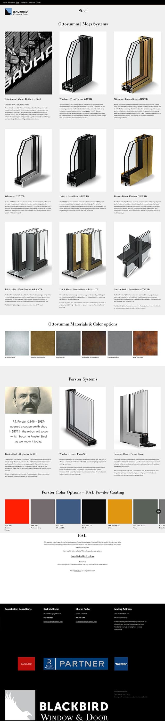 Blackbird Window & Door Product Details